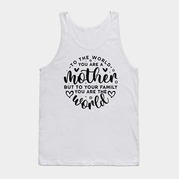 Mother World Tank Top by Avivacreations